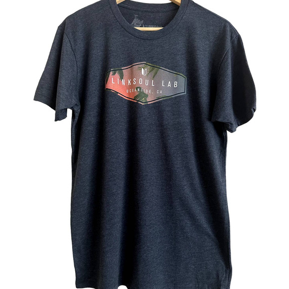 LINKSOUL The Alleyway Tee-Size Small Men-Color Navy‎ Blue-NWOT - Picture 1 of 5